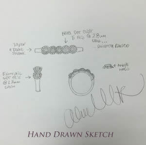 Hand drawn sketch